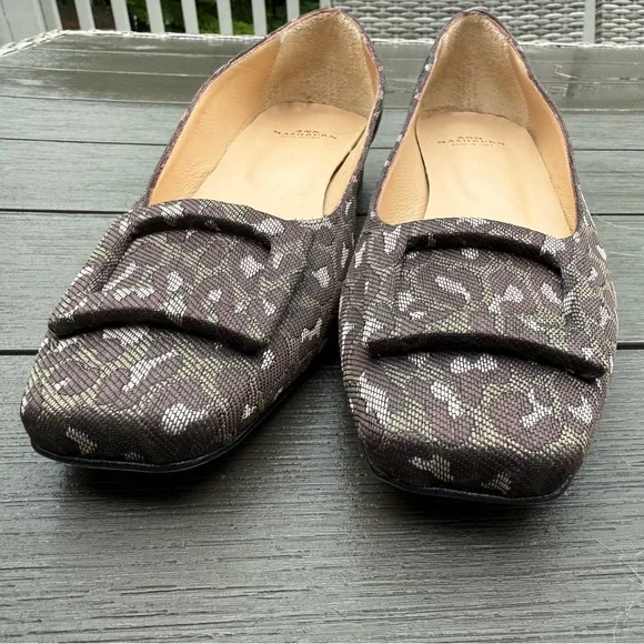 Ann Mashburn olive and brown leopard Patterned Flats - Picture 2 of 5